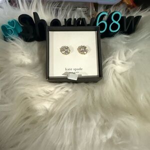 Kate Spade Silver Flower Earrings